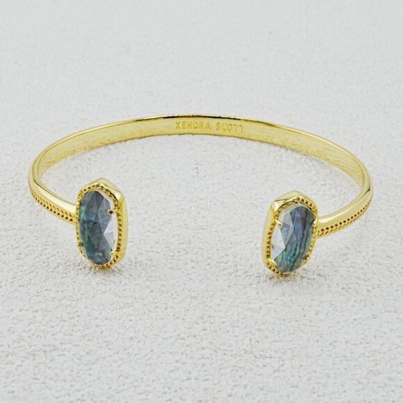 Kendra Scott Oval Abalone Bangle - Picture 1 of 1